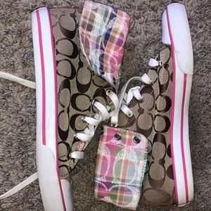 Authentic Coach hightop shoes